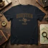 Houston Est 1837 Texas t-shirt design with vintage collegiate font and Texas map outline