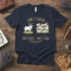 How It Started How It's Going t-shirt design featuring a single goat and a large group of goats, with text