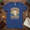 How Many Licks Does It Take? creative graphic design printed on comfortable cotton t-shirt
