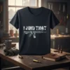 I 2ND THAT text with an AR-15 rifle graphic on a black t-shirt