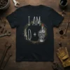 I AM 40 + unique graphic design printed on comfortable cotton t-shirt