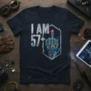I AM 57+|57+ unique graphic design printed on comfortable cotton t-shirt