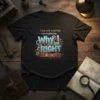 Black t-shirt with "I am not arguing I am explaining Why I am RIGHT ENGINEER" text and gears graphic