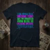 I Am Trying To Be Awesome Today But I'm Exhausted From Being So Freaking Awesome Yesterday quote tee, vibrant neon
