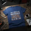 I AM A MULTITASKER I Can Listen Ignore & Forget ALL AT THE SAME! humorous quote t-shirt design with orange