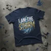 I AM THE STORM bold graphic design printed on comfortable cotton t-shirt