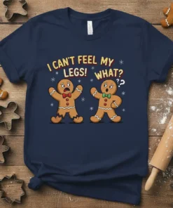 I CAN'T FEEL MY LEGS! WHAT? detailed graphic design printed on comfortable cotton t-shirt