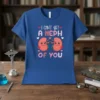 I Can't Get A Neph Of You kidney t-shirt with cute cartoon kidneys holding hands, pink and white text