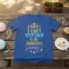 I can't KEEP CALM It's My DAUGHTER'S Birthday t-shirt with crown and gift graphics