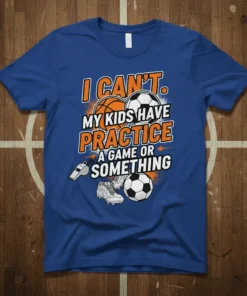 I CAN'T. MY KIDS text design featuring stylish typography on quality t-shirt