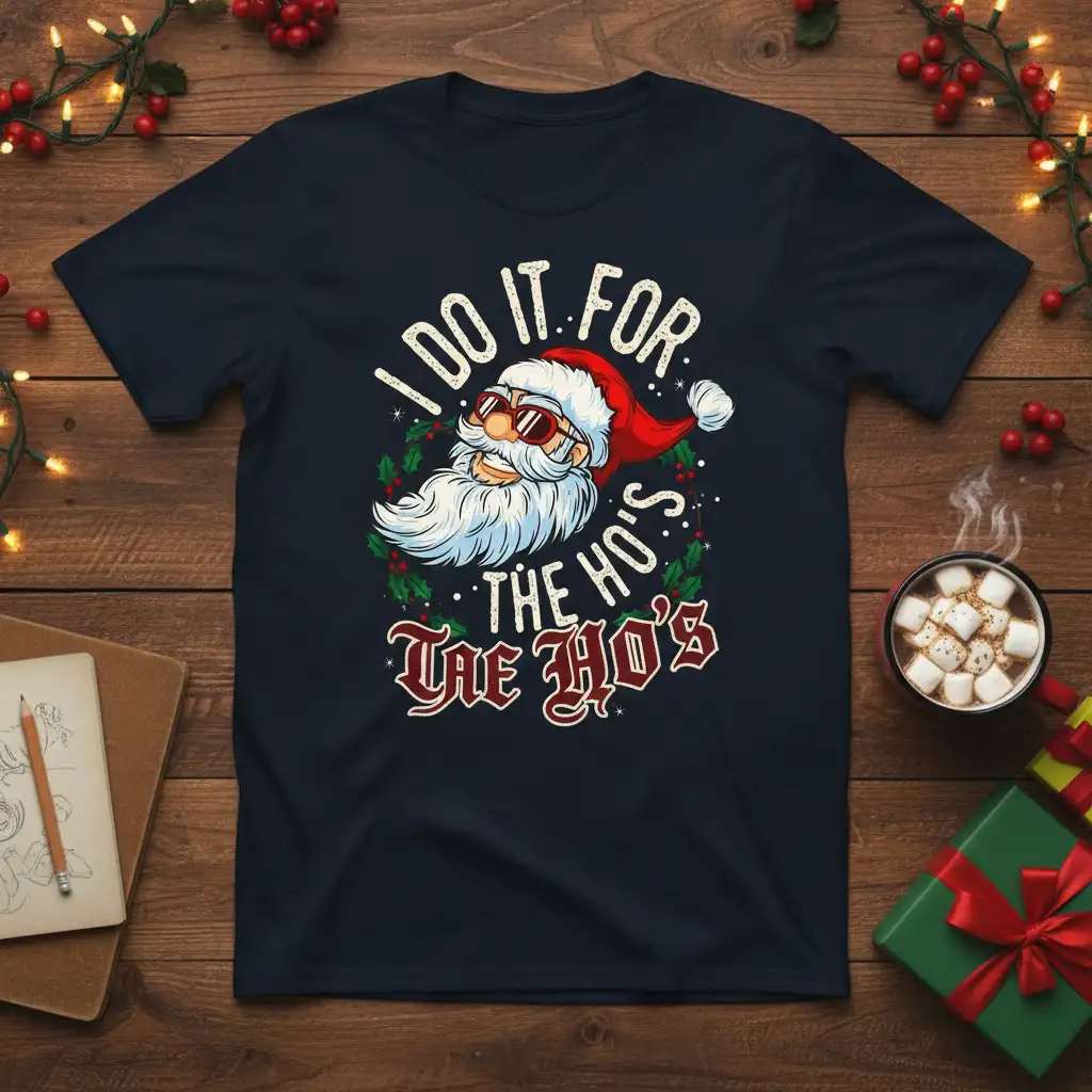 I DO IT. FOR quote printed with bold typography on comfortable cotton fabric t-shirt design