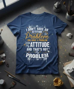 I DON'T HAVE AN ATTITUDE Problem YOU HAVE A PROBLEM With MY ATTITUDE AND THAT'S NOT MY PROBLEM quote on