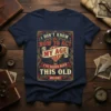 I Don't Know How to Act My Age I've Never Been This Old Before quote t-shirt with vintage hot air