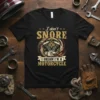 T-shirt with "I don't SNORE I DREAM I'M A MOTORCYCLE" text and motorcycle engine graphic