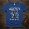 I Fully Intend To Haunt People When I Die I have a list t-shirt with a black cat graphic and