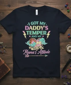 I GOT MY. DADDY'S text design featuring stylish typography on quality t-shirt