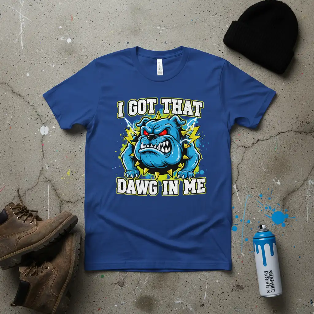 I GOT THAT DAWG IN ME stylish graphic printed on comfortable cotton fabric creating a standout t-shirt