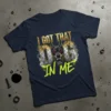 I Got That Dog In Me Doberman T-Shirt design featuring a fierce dog head and bold text