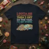 Retro t-shirt design with text "I Gotta See The Candy First, Then I Get In The Van. I'm Not Stupid."