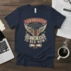 I GRADUATED CAN I GO BACK TO BED NOW? funny graduation quote on a navy blue t-shirt with graduation cap