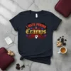 I HATE PERIOD Cramps text on a dark t-shirt with a raised fist graphic, relating to period pain