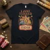 I Just Turned 6 Welcome To My Circus T-Shirt design with lion, elephant, giraffe, and big top tent graphic