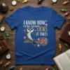 I Know How How Many Licks It Takes owl t-shirt with lollipop design and pink flowers