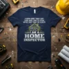 Navy blue t-shirt with bold white and yellow text stating "I Know More Than I Say, Think More Than To
