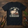 I Like Pig Butts And I Can Not Lie funny pig grilling quote t-shirt design