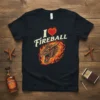 I Love Fireball Dragon T-Shirt with a fierce dragon illustration and bold typography