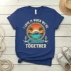 I Love It When We're Cruisin Together cruise ship sunset graphic tee