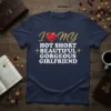 I love my hot text design featuring creative typography on quality t-shirt