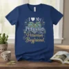 I Love My Peruvian Peruvian Boyfriend t-shirt with heart and Peruvian cultural graphics