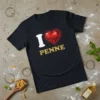 I Love Penne T-Shirt stylish graphic design printed on comfortable cotton t-shirt