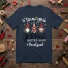 I love you gnome matter what #ParaSquad t-shirt design with three cute gnomes and hearts