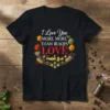 I Love You MORE MORE THAN IRAQIS LOVE Dolma Arabic script T-Shirt with vibrant spice and food graphics