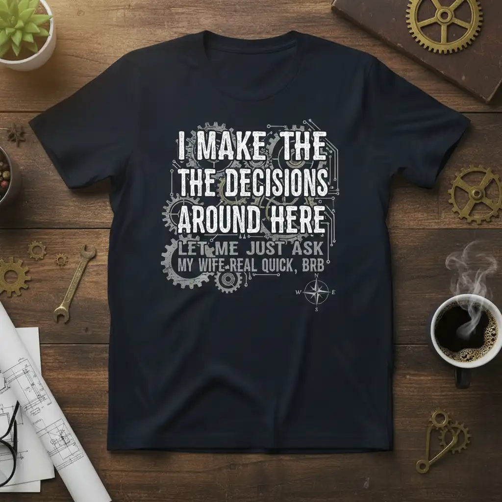 I MAKE THE THE quote printed with unique artwork on breathable fabric t-shirt design