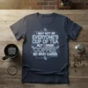 I May Not Be Everyone's Cup of Tea But I Drink Coffee So Who Cares quote on a dark blue
