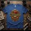 I Nooners T-Shirt with a steampunk-style heart and gears design, featuring bold text