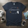I poop a lot t-shirt with cute poop emoji characters and toilet paper graphic