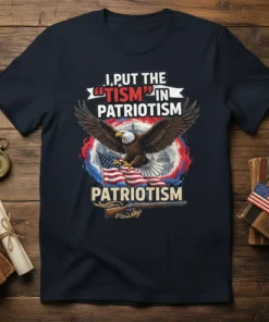 I PUT THE "TISM" text design featuring creative typography on quality t-shirt