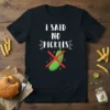 Black t-shirt with white text "I Said No Pickles" and a graphic of a pickle with a red 'X' over