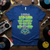 I SAID A HIP HOP THE HIPPIITY TO THE HIP HIP HIP HOP text with retro speaker graphic on a