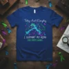 T-shirt with "I Support My Hero Kabuki Syndrome Awareness" text and colorful ribbon graphics