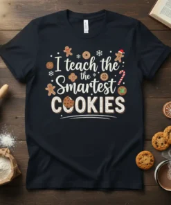 I teach the the Smartest COOKIES unique graphic design printed on comfortable cotton t-shirt