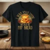 I Was Told There Would Be Fry Bread t-shirt design with vintage sunset graphic and stacked fry bread illustration