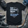 Ice Hockey Mom Like text design featuring stylish typography on quality t-shirt