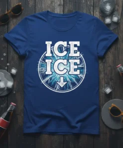 ICE ICE↓ detailed graphic design printed on comfortable cotton t-shirt