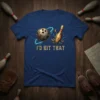 I'D HIT THAT bowling humor t-shirt design with a stylized bowling ball and pin graphic