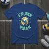 T-shirt with "I'D HIT THAT" text and a graphic of a volleyball in motion